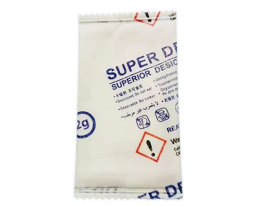 Mould Proof Double-Layer 2g Calcium Chloride Desiccants for Footwear