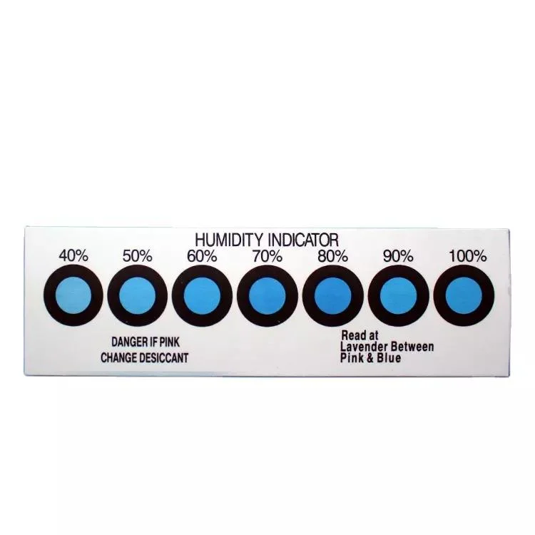 Rh DOT Cobalt-Free Sensor 10%-90% Humidity Indicator Card